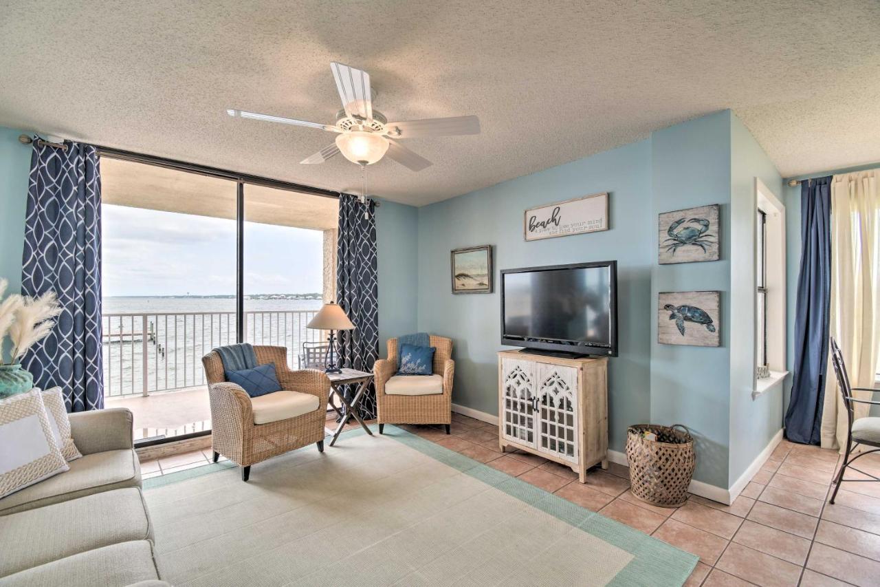 Waterfront Gulf Shores Condo With Patio, Pier And Pool Екстериор снимка