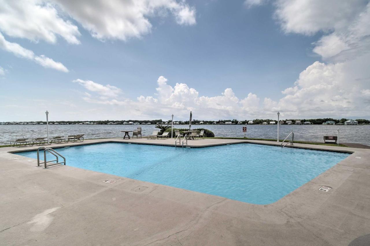 Waterfront Gulf Shores Condo With Patio, Pier And Pool Екстериор снимка
