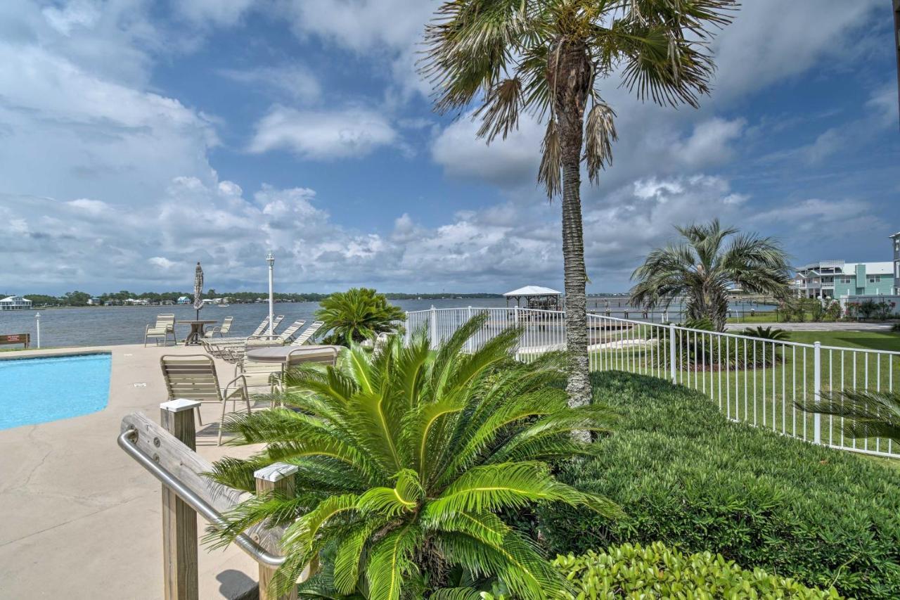 Waterfront Gulf Shores Condo With Patio, Pier And Pool Екстериор снимка