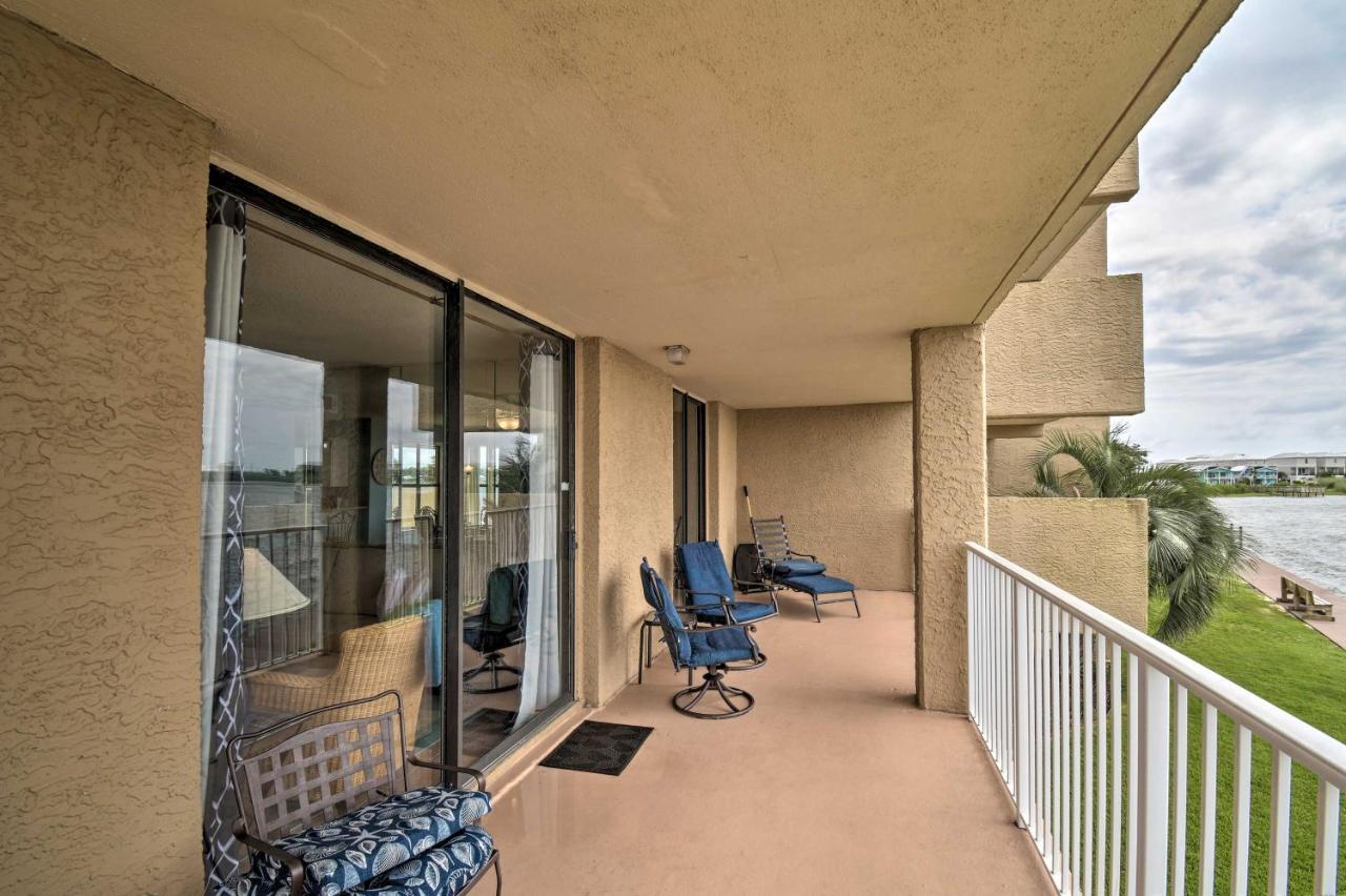 Waterfront Gulf Shores Condo With Patio, Pier And Pool Екстериор снимка