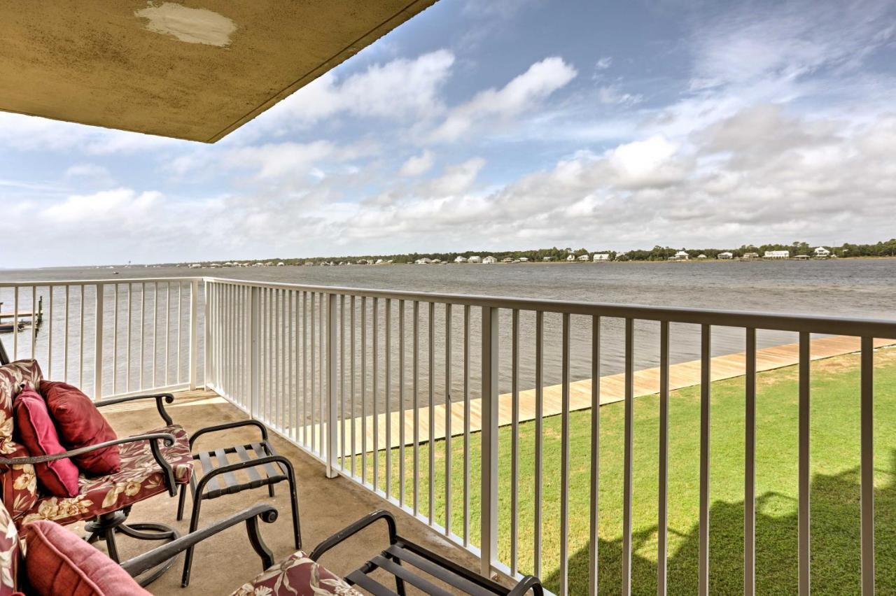 Waterfront Gulf Shores Condo With Patio, Pier And Pool Екстериор снимка